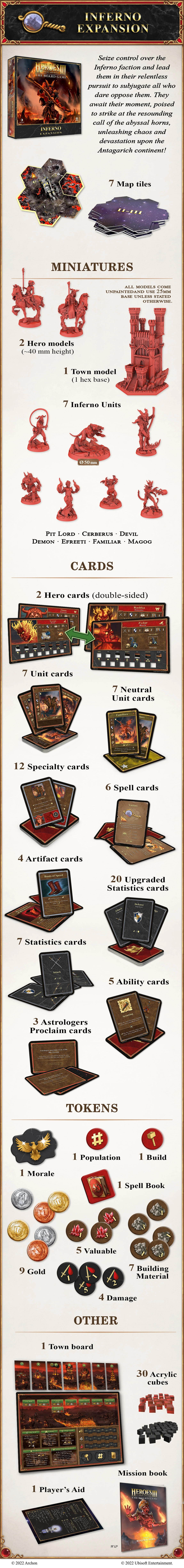 Inferno Expansion - Heroes of Might and Magic 3: The Board Game Database